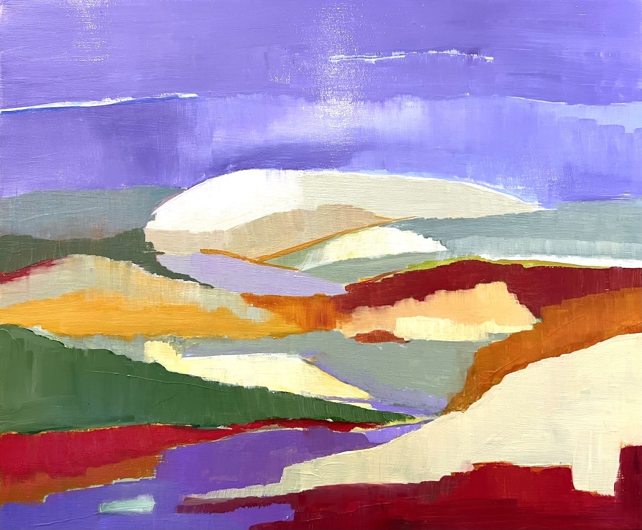 tourtour-abstraction In the air Oil on Linen 100 cm x 120 cm
